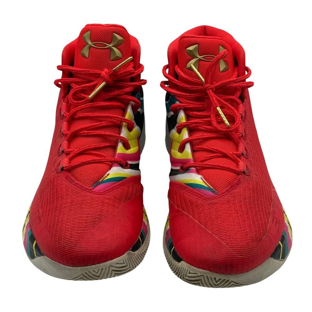 Under Armour Curry 3 Chinese New‎ Year 1269279-984 Red Multi Men's 12.5 UA SC - Picture 2 of 8